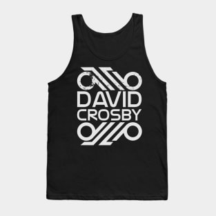 david crosby song writer vintage logo,fan art Tank Top